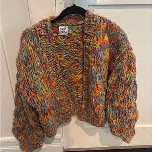 Colorful Chunky Knit Sweater